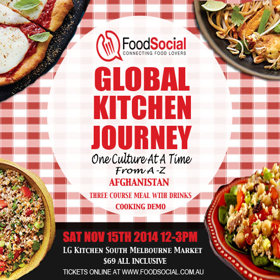 Global Kitchen Journey Poster- Afghanistan